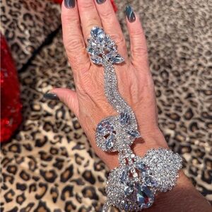 Stunning Silver Crystal Bracelet